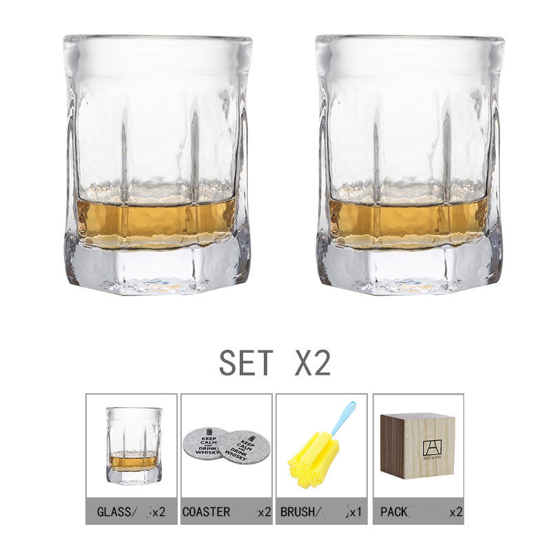 Home Fashion Simple Octagonal Glass Cups